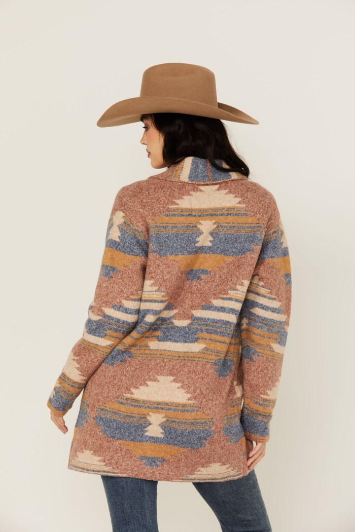 Special Offer Idyllwind Women's Crosswind Southwestern Print Cardigan | Sand