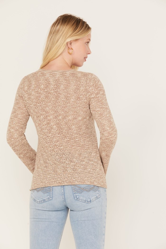 Special Offer Idyllwind Women's Ranger Pointelle Henley Top | Oatmeal