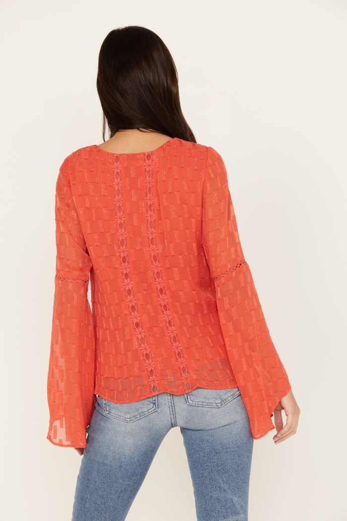 Special Offer Idyllwind Women's Azelea Long Sleeve Top | Caramel