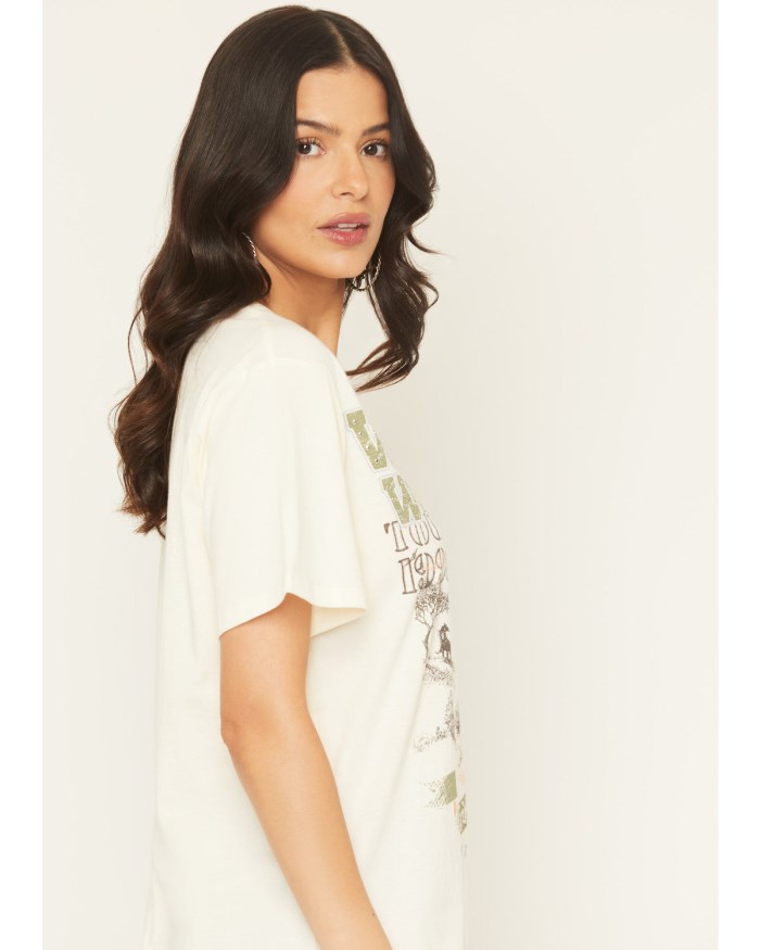 Special Offer Idyllwind Women's Wild And Western Short Sleeve Graphic Tee | Cream