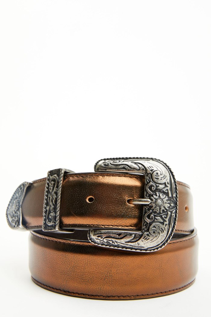 Special Offer Idyllwind Women's Bronze Patina Western Belt | Bronze