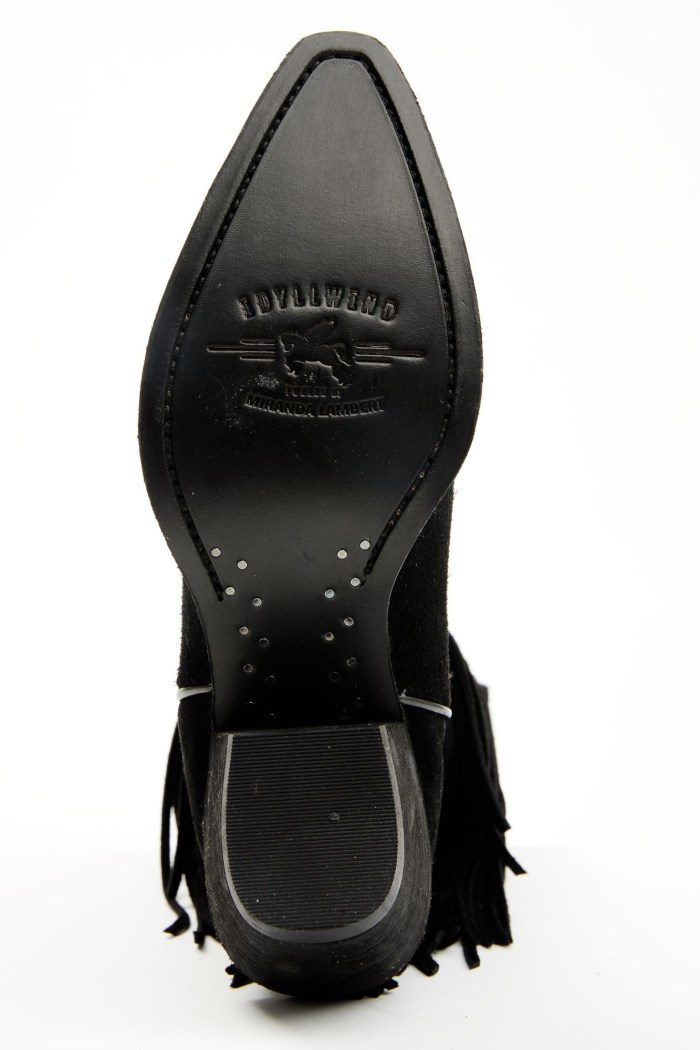 Special Offer Idyllwind Women's Sterling Fringe Tall Western Boots - Snip Toe | Black