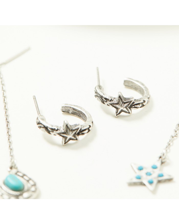 Special Offer Idyllwind Women's Keller Threader Charms Earring Set - 5 Piece | Silver