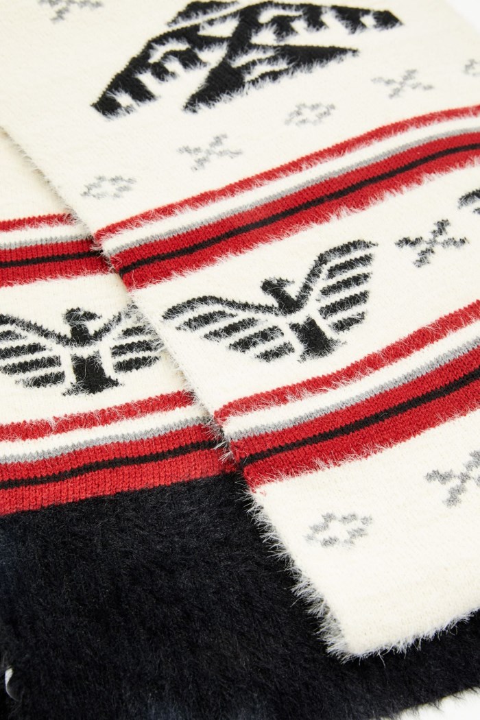 Special Offer Idyllwind Women's Rialto Thunderbird Southwestern Print Scarf | Black