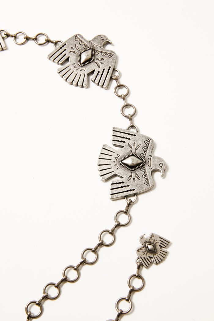 Special Offer Idyllwind Women's Thunderbird Chain Belt | Silver