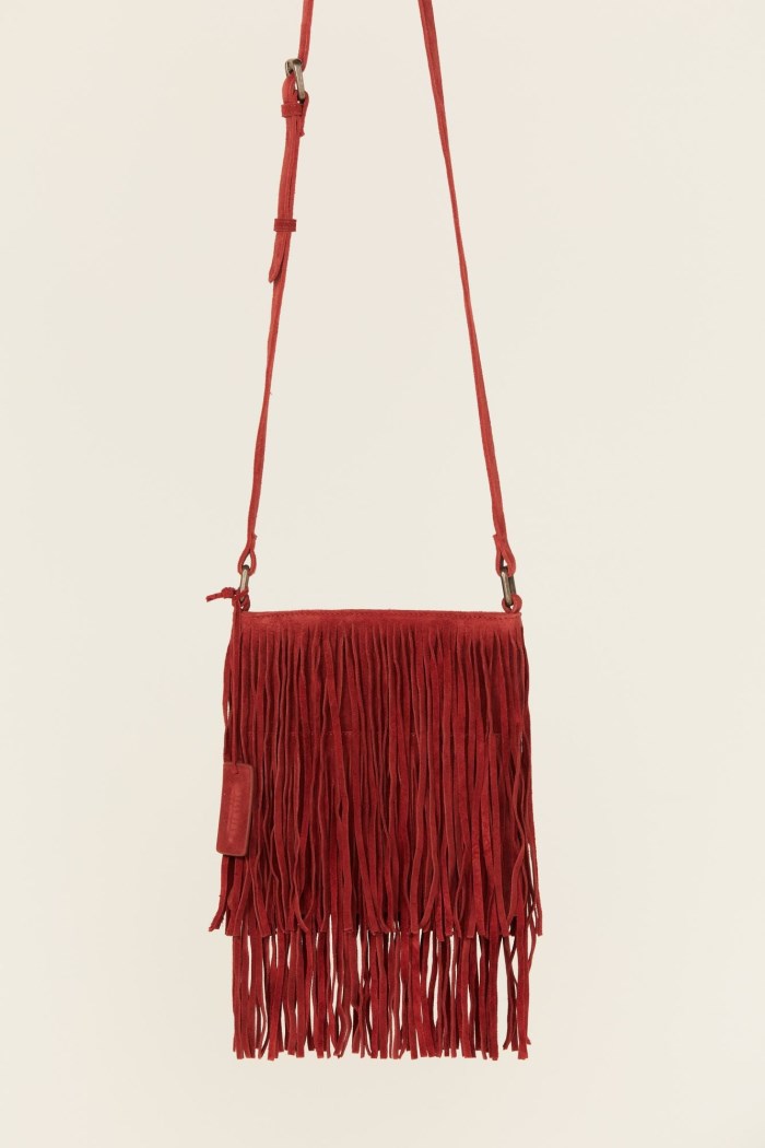 Special Offer Idyllwind Women's Camarillo Suede Fringe Crossbody Bag | Red