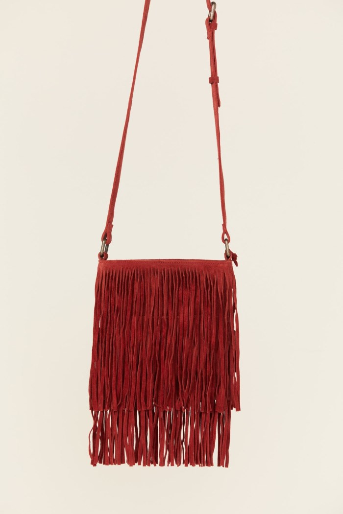 Special Offer Idyllwind Women's Camarillo Suede Fringe Crossbody Bag | Red