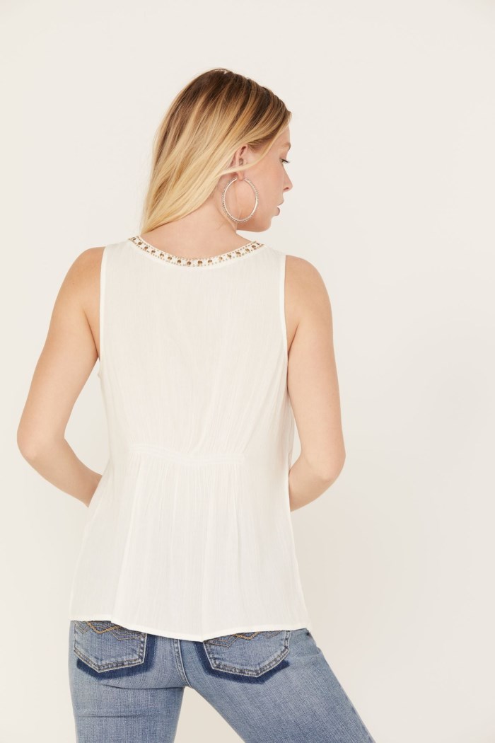 Special Offer Idyllwind Women's Camellia Sleeveless Top | Ivory