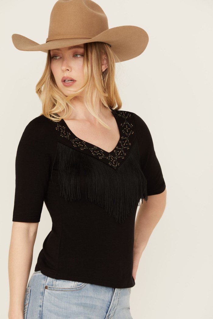 Special Offer Idyllwind Women's Linder Fringe Front Tree | Black