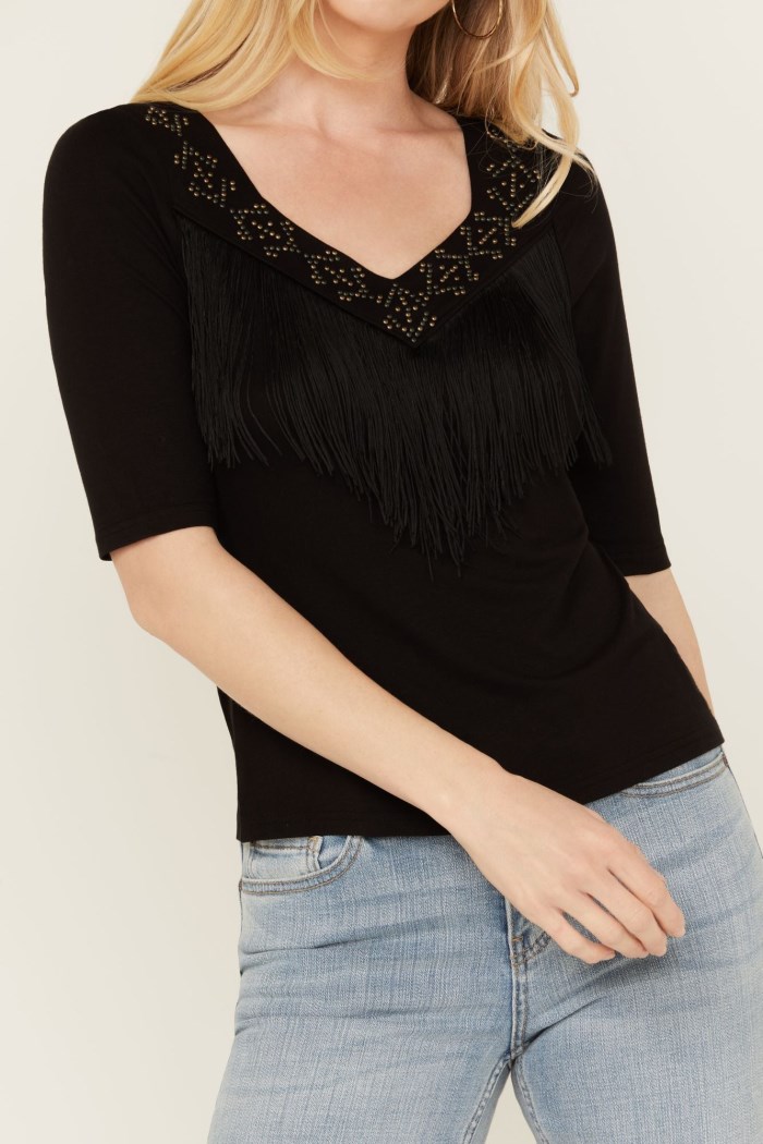 Special Offer Idyllwind Women's Linder Fringe Front Tree | Black