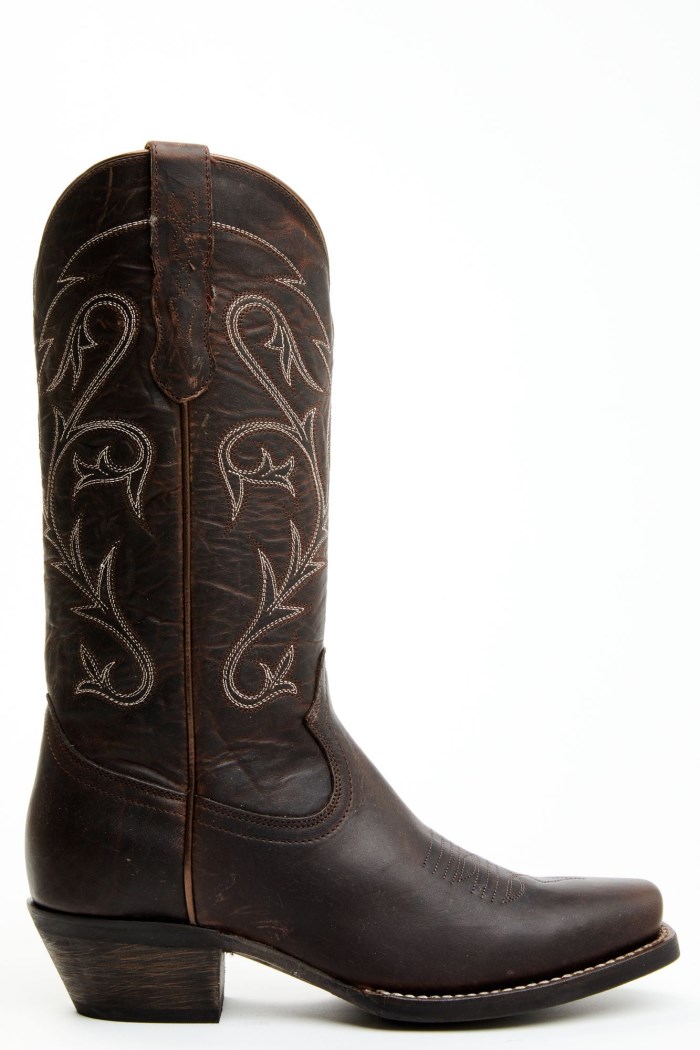 Special Offer Idyllwind Women's Midnight Train Performance Western Boot w/Comfort Technology - Square Toe | Dark Brown