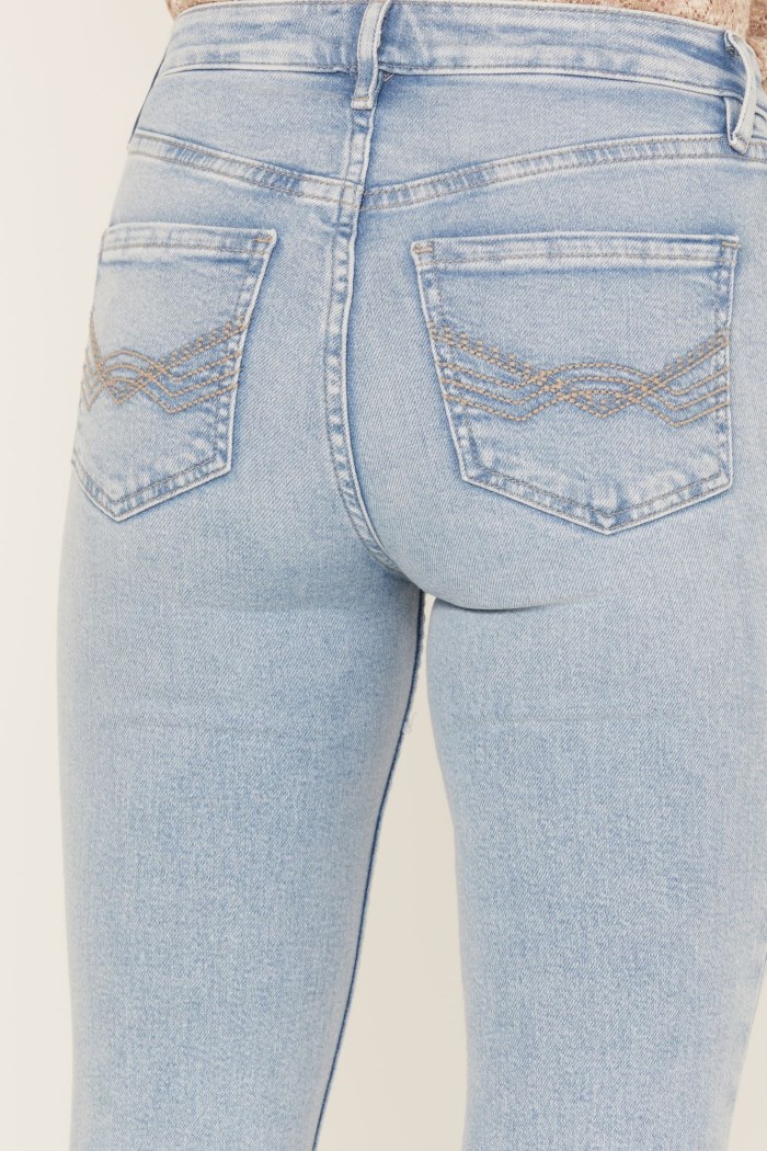 Special Offer Idyllwind Women's Melbourne Medium Wash High Risin Distressed Bootcut Jeans | Medium Wash