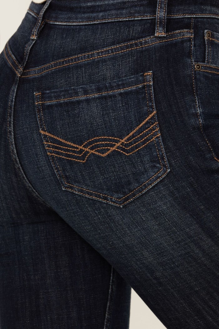 Special Offer Idyllwind Women's Vista Drive Outlaw Trouser Flare | Super Dark Wash