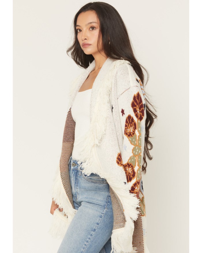 Special Offer Idyllwind Women's Peregrine Eagle Cardigan Sweater | Cream