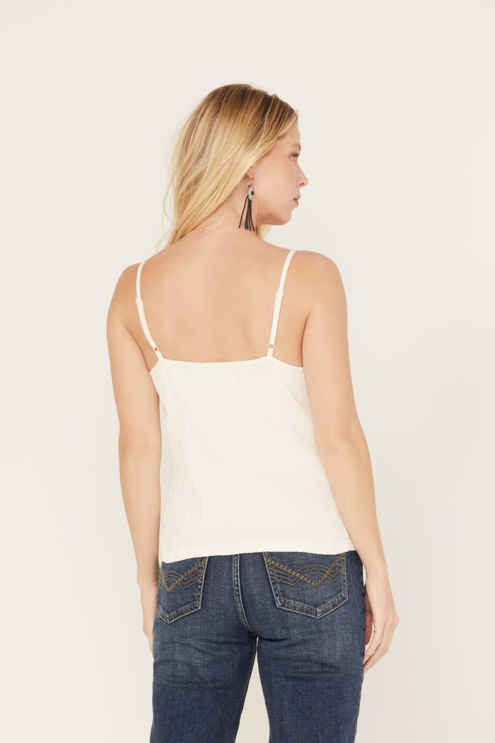 Special Offer Idyllwind Women's Ella Texture Cable Tank Top | Ivory
