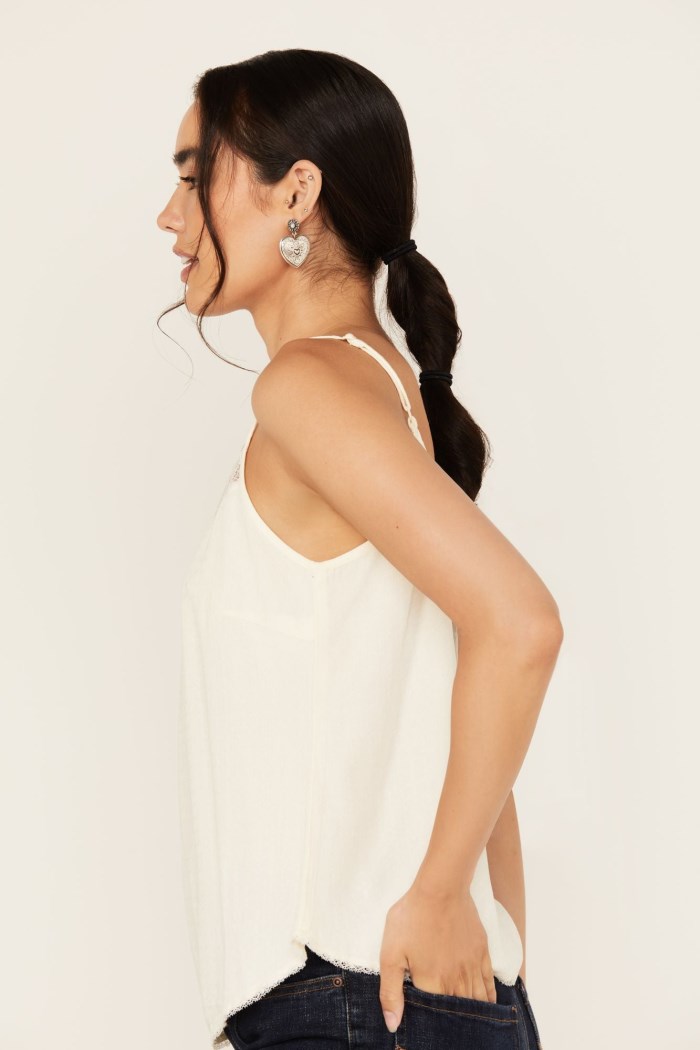 Special Offer Idyllwind Women's Randa Lace Trim Cami | Ivory