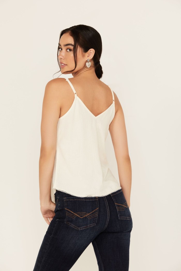 Special Offer Idyllwind Women's Randa Lace Trim Cami | Ivory