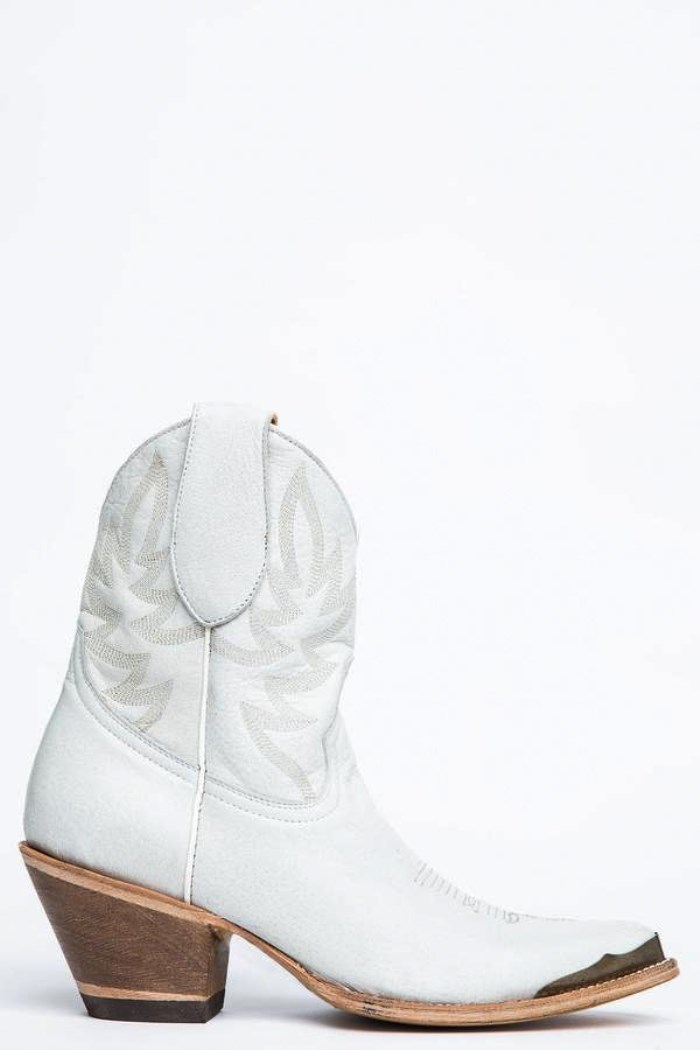 Special Offer Idyllwind Women's Wheels White Leather Western Booties - Round Toe | White
