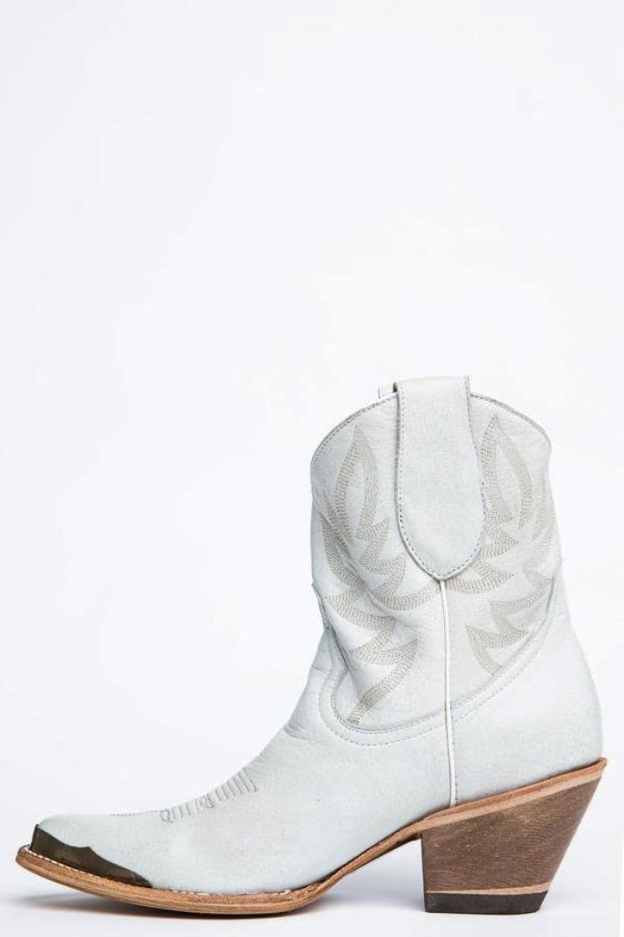 Special Offer Idyllwind Women's Wheels White Leather Western Booties - Round Toe | White