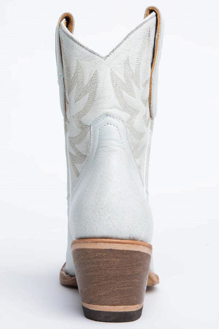 Special Offer Idyllwind Women's Wheels White Leather Western Booties - Round Toe | White