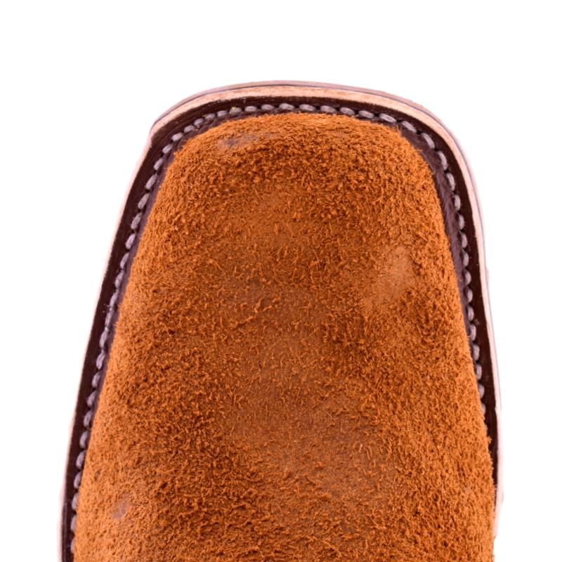 New Arrivals Olathe All-Over Rust Crazy Horse Roughout Boots - Rust