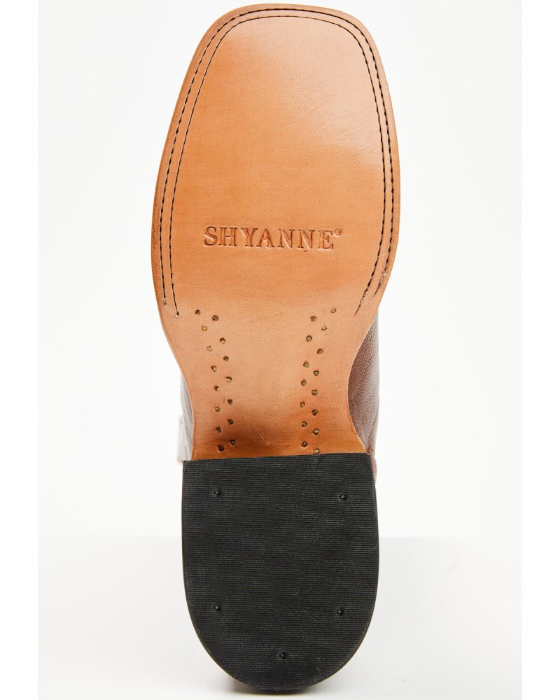 Quick Ship Shyanne Latest Women's Lasy Floral Embroidered Western Boots - Broad Square Toe | Turquoise