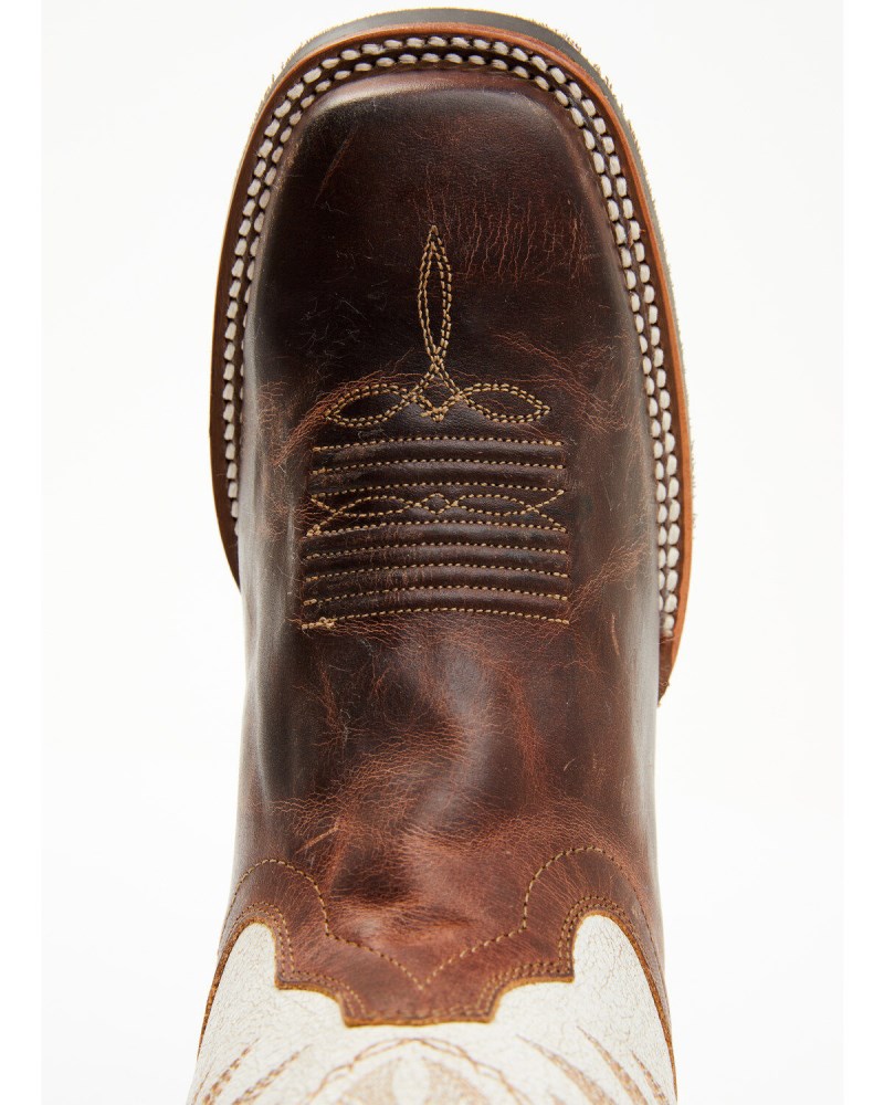 Quick Ship Shyanne Latest Stryde Women's Western Performance Boots - Broad Square Toe | Ivory