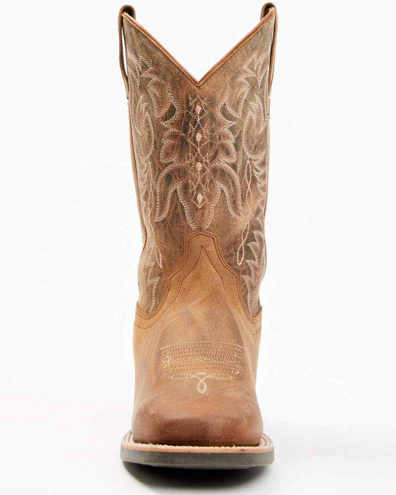 Quick Ship Shyanne Latest Women's Shay Xero Gravity Western Performance Boots - Broad Square Toe | Brown