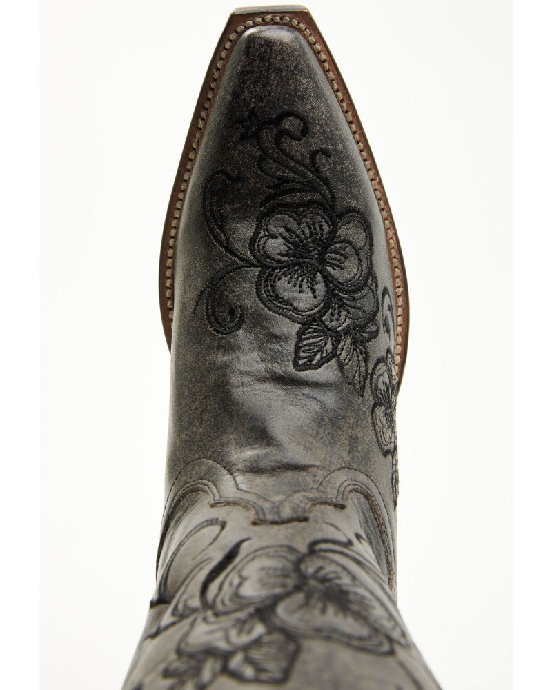 Quick Ship Shyanne Latest Women's Lasy Western Boots - Snip Toe | Black