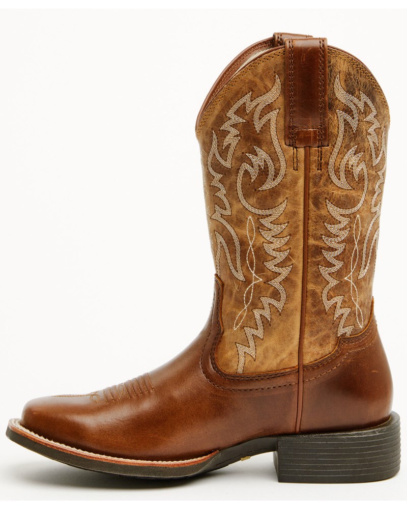 Quick Ship Shyanne Latest Women's Sheridan Performance Western Boots - Broad Square Toe | Cognac