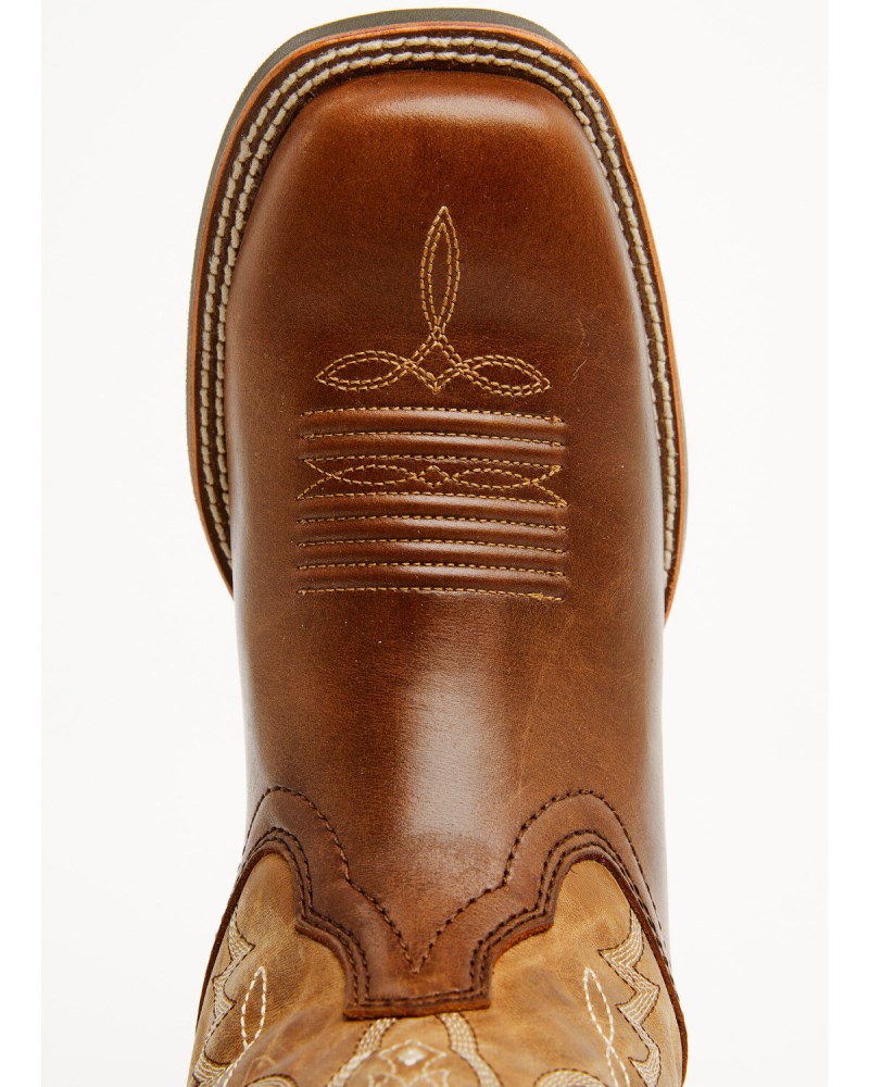 Quick Ship Shyanne Latest Women's Sheridan Performance Western Boots - Broad Square Toe | Cognac