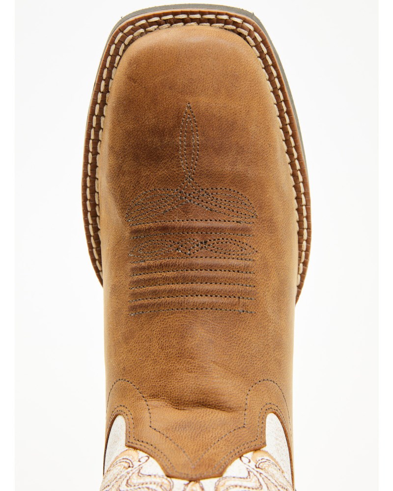 Quick Ship Shyanne Latest Soltice Women's Flynn Western Boots - Broad Square Toe | Cream