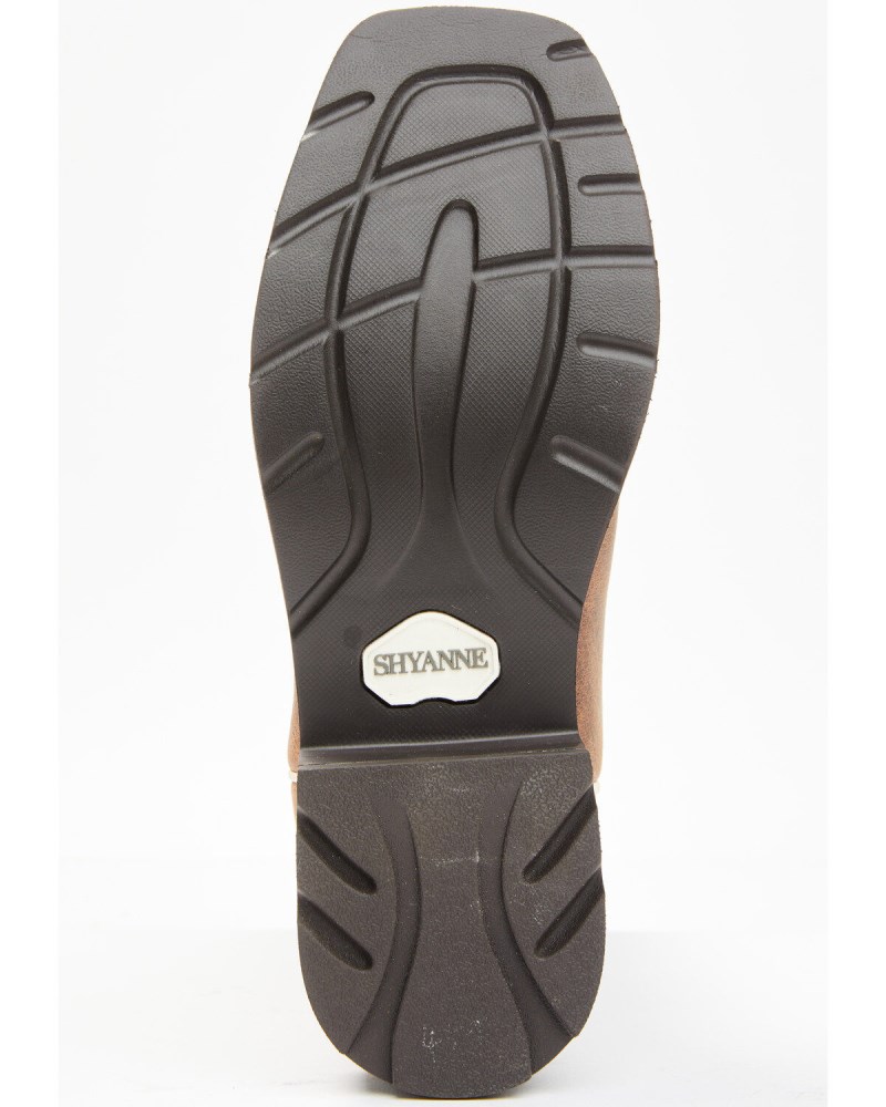 Quick Ship Shyanne Latest Women's Hollie Western Performance Boots - Broad Square Toe | Brown