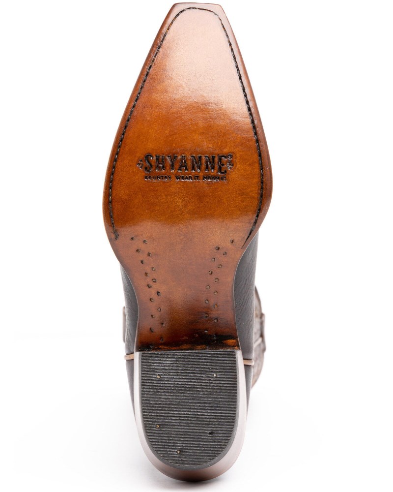 Quick Ship Shyanne Latest Women's Dana Western Boots - Snip Toe | Brown