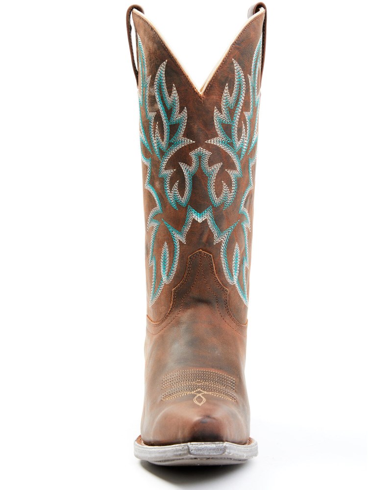 Quick Ship Shyanne Latest Women's Darcy Western Boots - Snip Toe | Brown