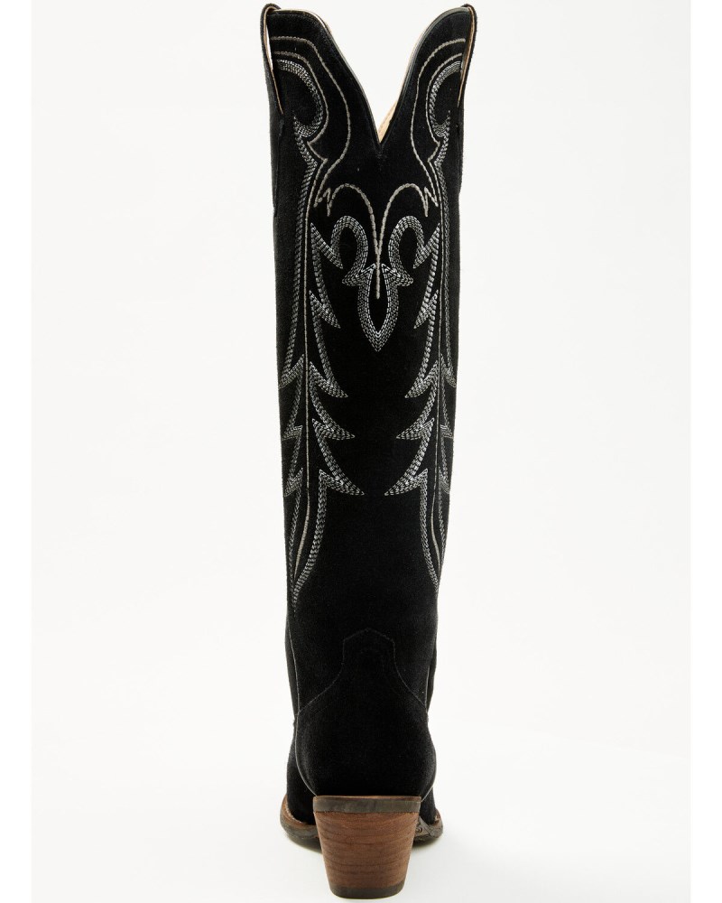 Quick Ship Shyanne Latest Women's Rowan Tall Western Boots - Snip Toe | Black