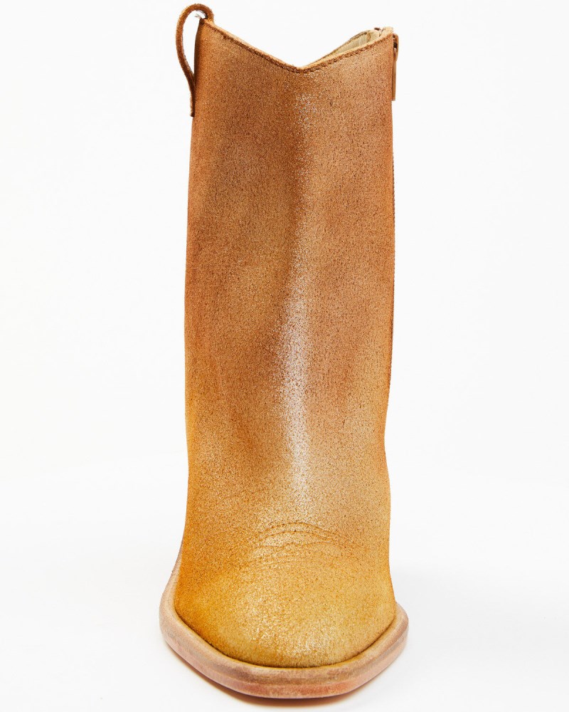 Quick Ship Shyanne Latest Women's Goldie Western Boots - Round Toe | Gold