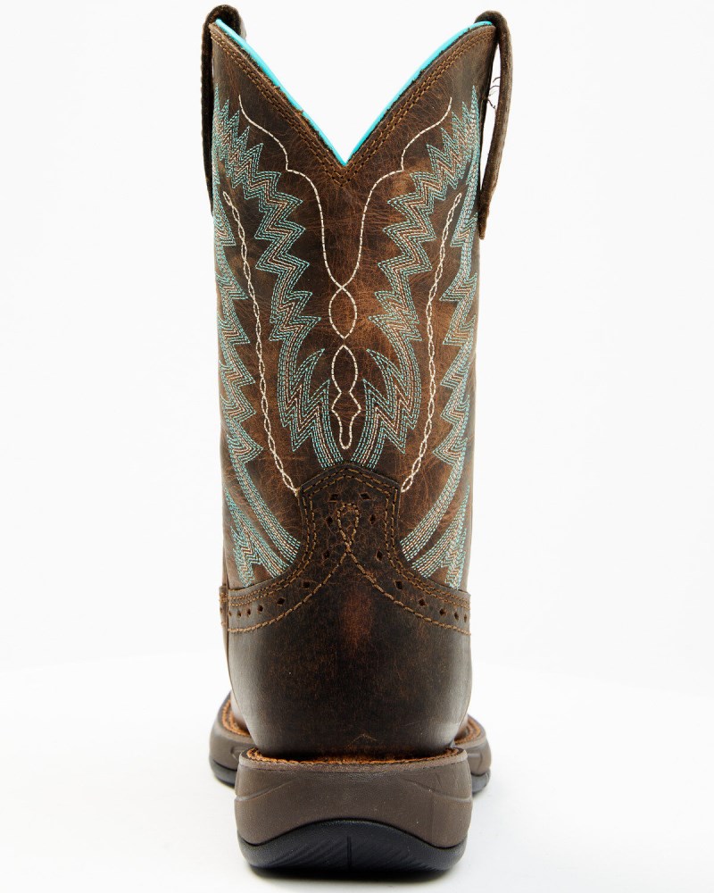 Quick Ship Shyanne Latest Women's Drifting Western Work Boots - Composite Toe | Brown