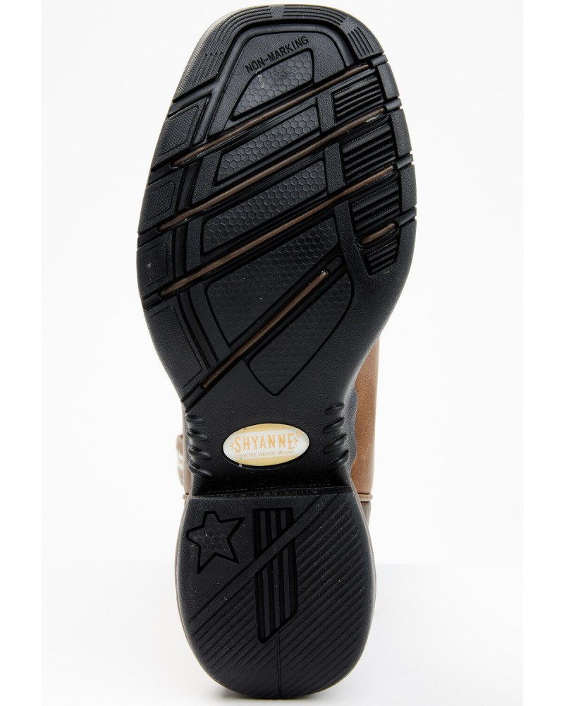 Quick Ship Shyanne Latest Women's Drifting Western Work Boots - Composite Toe | Brown