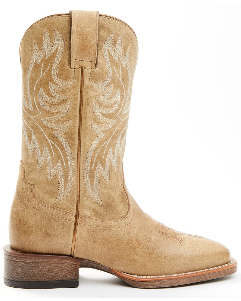 Quick Ship Shyanne Latest Stryde Women's Western Boots - Broad Square Toe | Natural