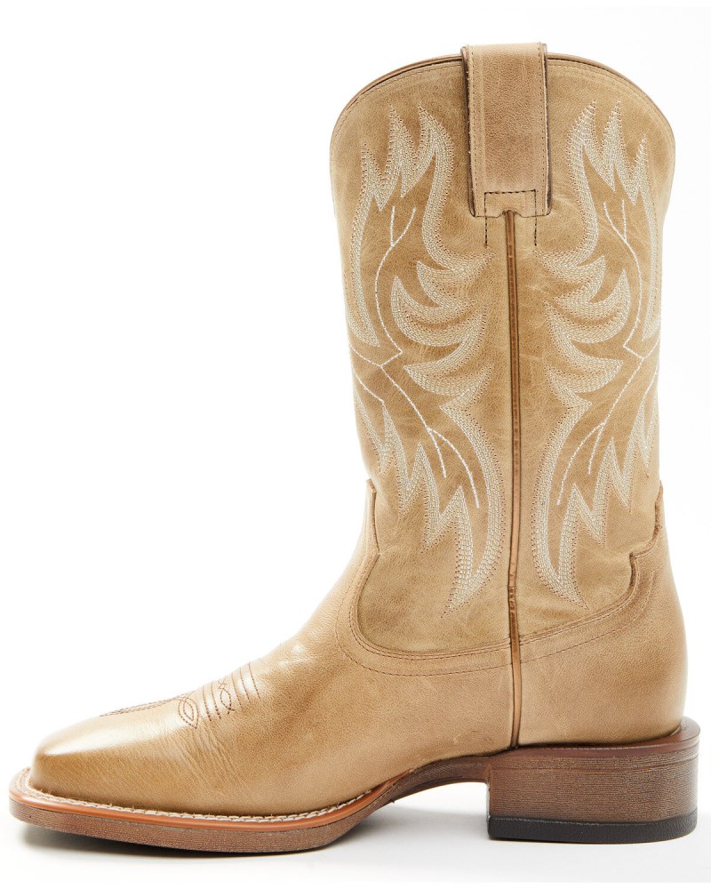 Quick Ship Shyanne Latest Stryde Women's Western Boots - Broad Square Toe | Natural