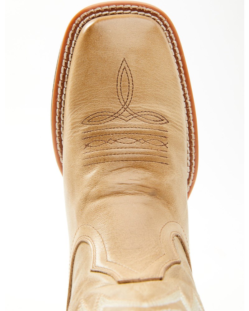 Quick Ship Shyanne Latest Stryde Women's Western Boots - Broad Square Toe | Natural