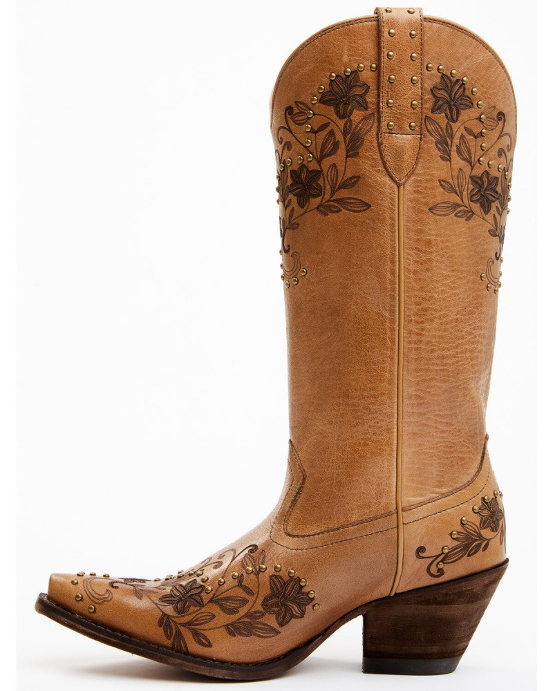 Quick Ship Shyanne Latest Women's Dahlia Western Boots - Snip Toe | Tan