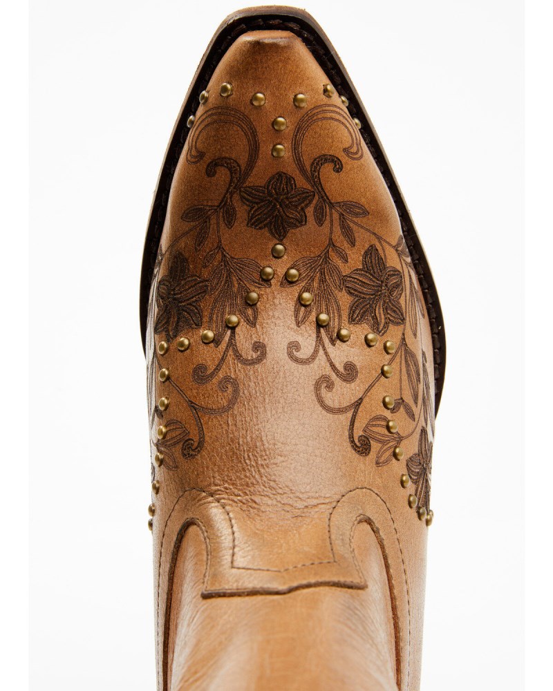 Quick Ship Shyanne Latest Women's Dahlia Western Boots - Snip Toe | Tan