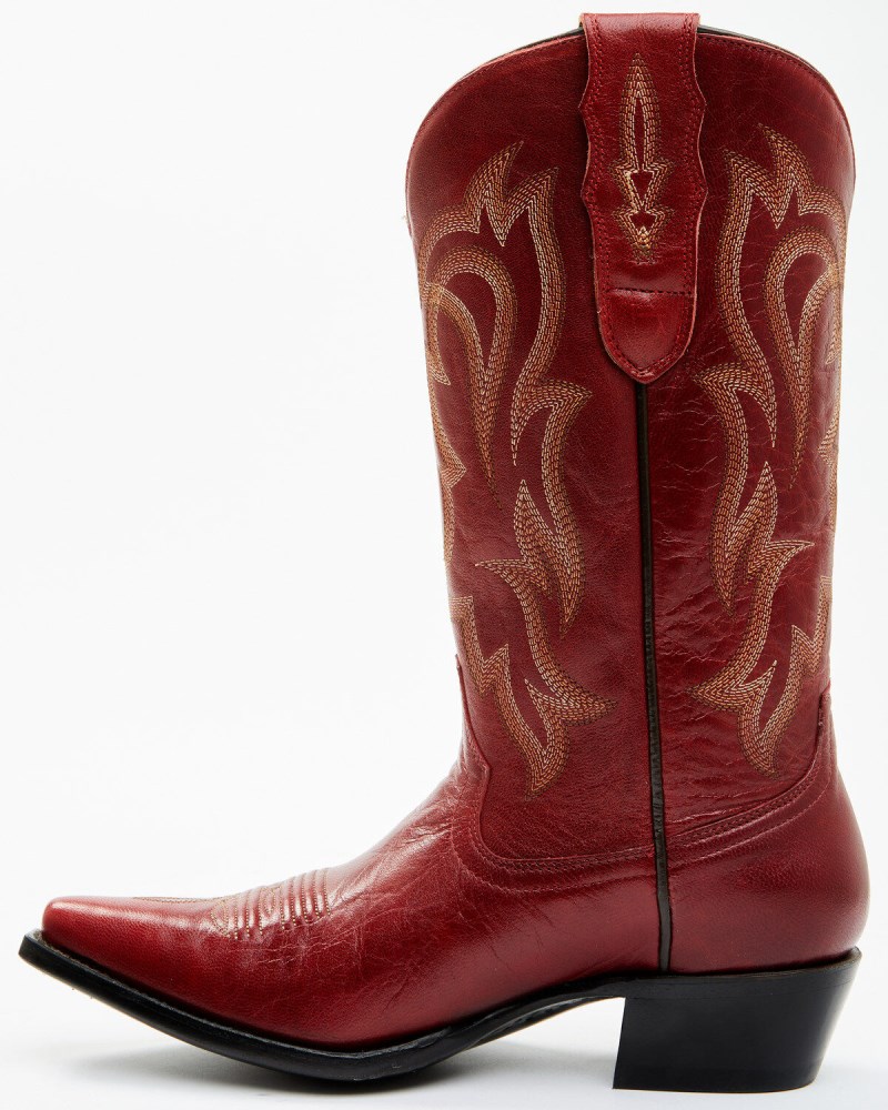 Quick Ship Shyanne Latest Women's Lucille Western Boots - Snip Toe | Red