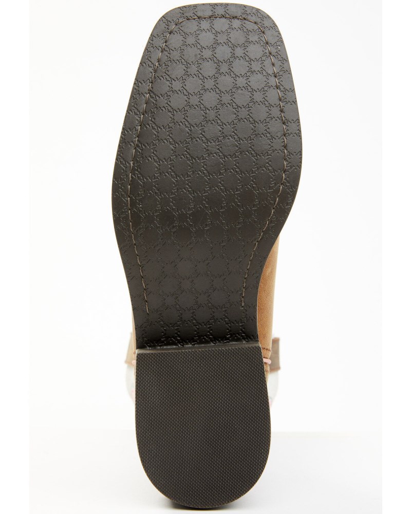 Quick Ship Shyanne Latest Little Girls' Little Cady Boots - Broad Square Toe | Brown