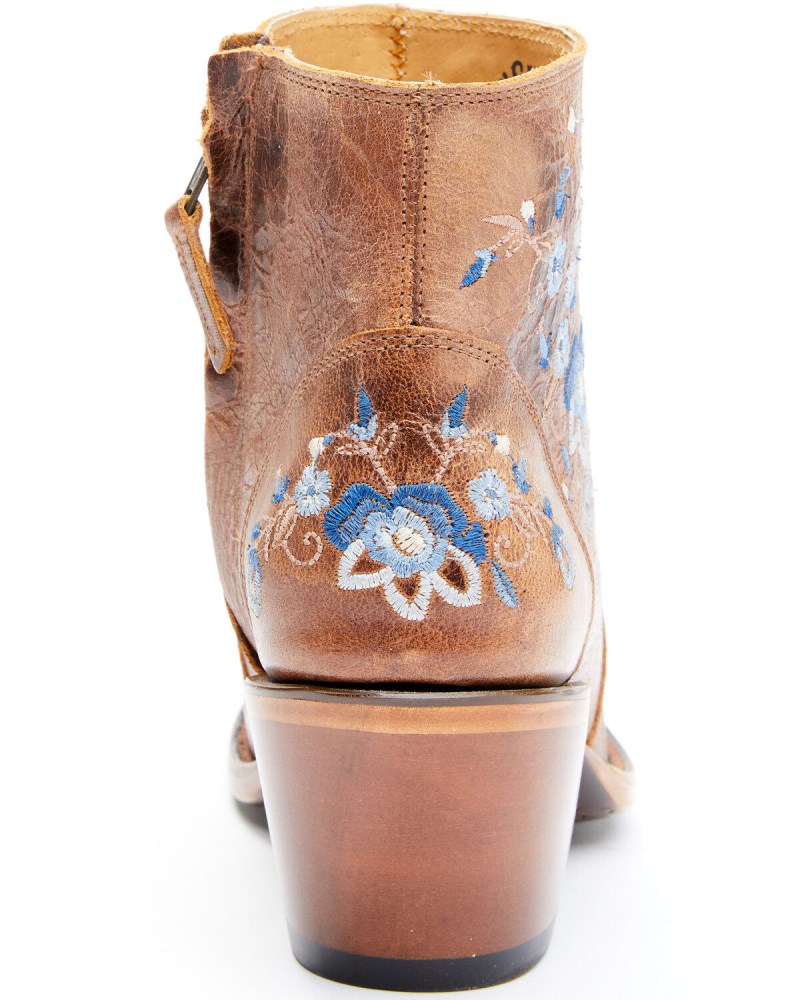 Quick Ship Shyanne Latest Women's Tillie Fashion Booties - Round Toe | Brown