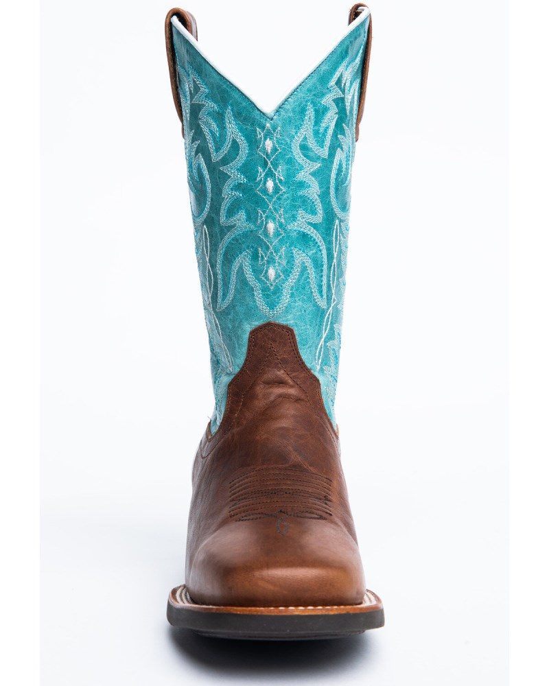 Quick Ship Shyanne Latest Women's Spark Xero Gravity Western Performance Boots - Broad Square Toe | Brown