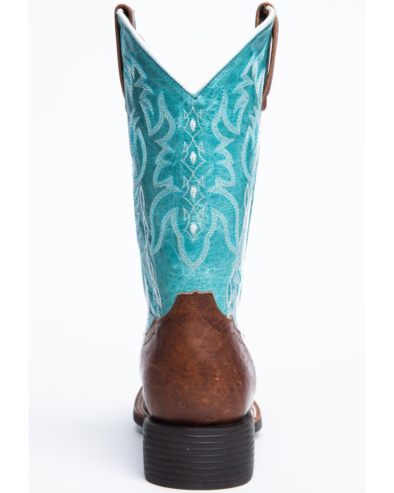 Quick Ship Shyanne Latest Women's Spark Xero Gravity Western Performance Boots - Broad Square Toe | Brown