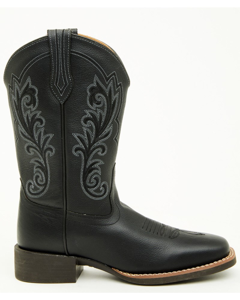 Quick Ship Shyanne Latest Soltice Women's Faye Short Western Boots - Broad Square Toe | Black